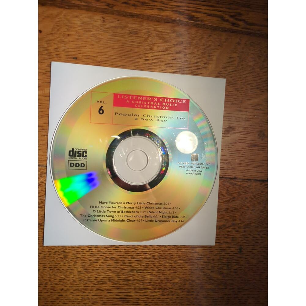 POPULAR CHRISTMAS FOR A NEW AGE, ( CD - 2000 ) Disc Only